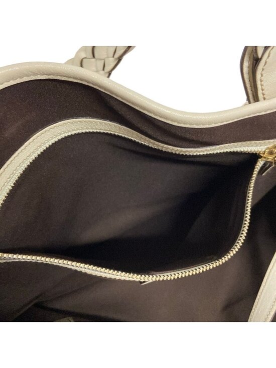 Gucci Beige/White GG Canvas Horsebit 1955 Medium Tote Bag  Gucci Tote Horsebit GG Pattern Beige Ivory Leather
